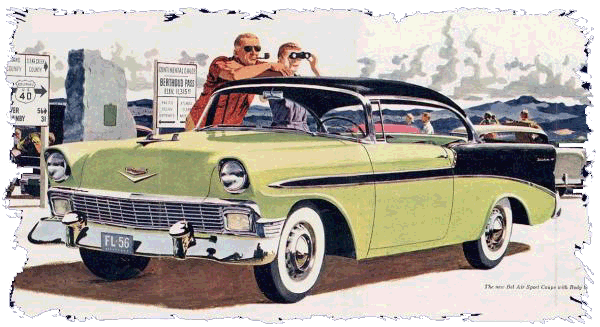 Der Chevrolet im Jahre 1956 (aus einer Anzeige)