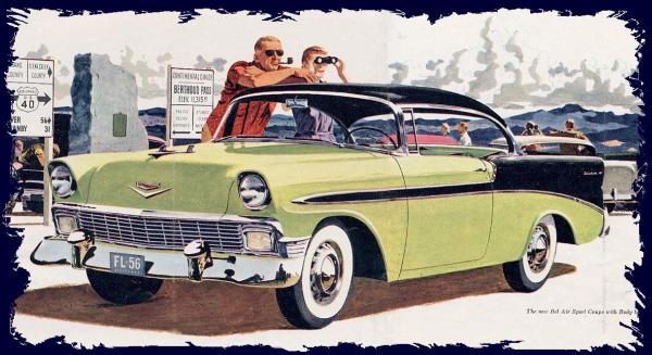 Der Chevrolet im Jahre 1956 (aus einer Anzeige)